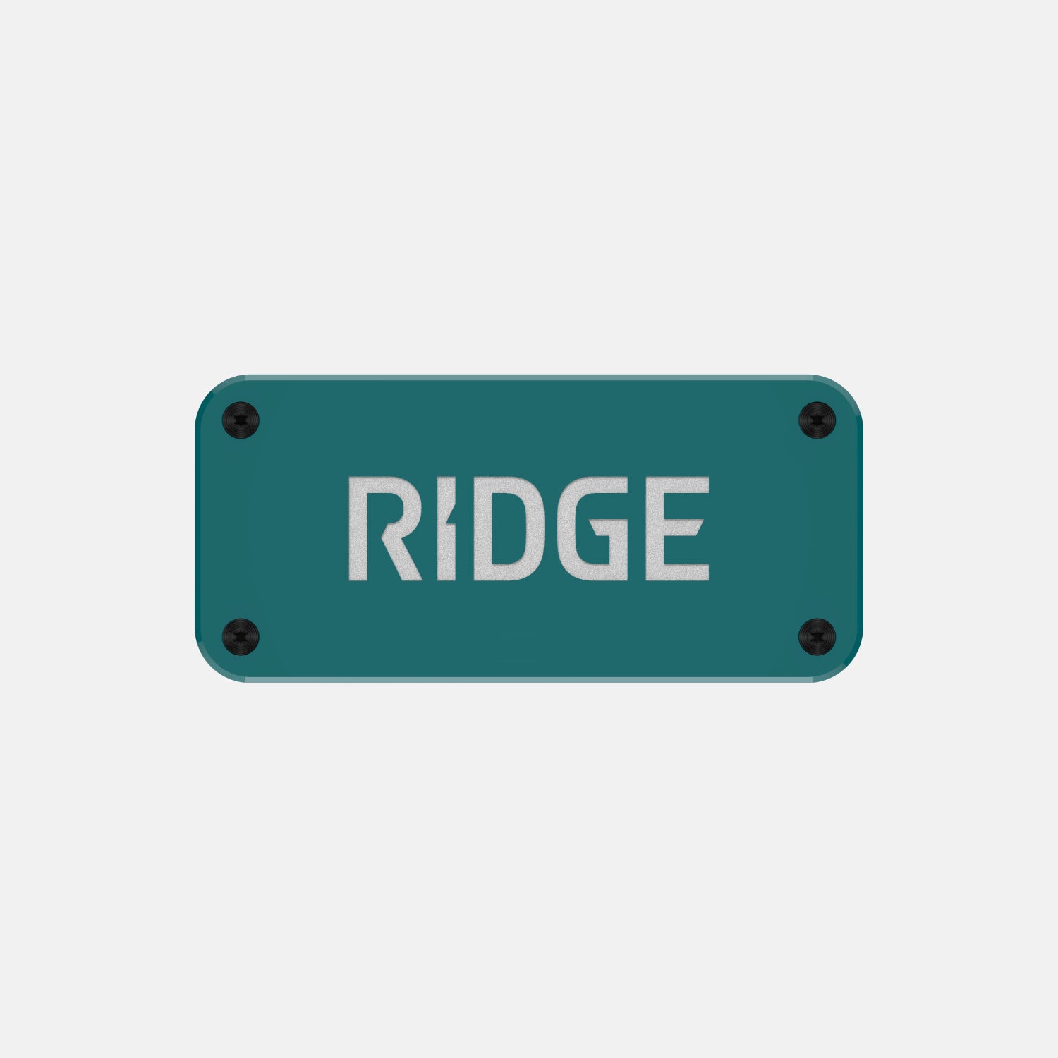 Ridge Logo Plate - Desert Pine