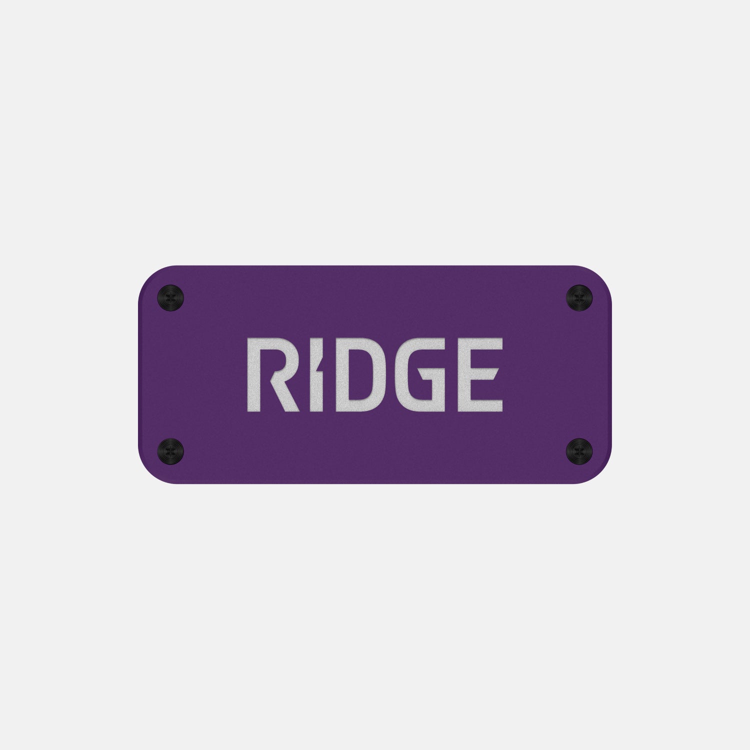 Ridge Logo Plate - Alaska Twilight