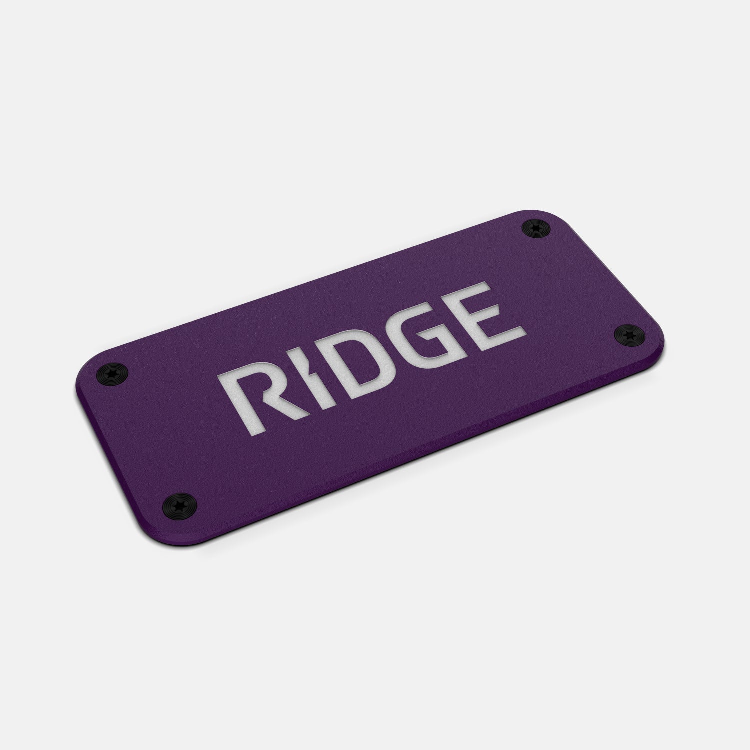 Ridge Logo Plate - Alaska Twilight