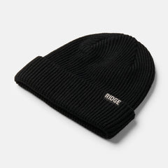 Ridge Classic Cuffed Beanie - Royal Black