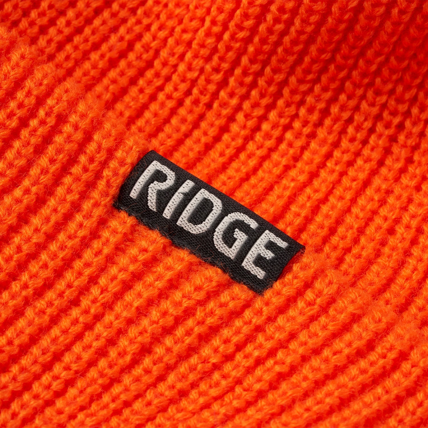 Ridge Classic Cuffed Beanie - Basecamp Orange