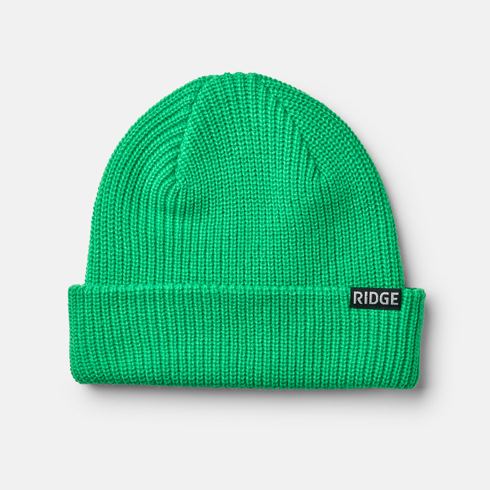 Ridge Classic Cuffed Beanie - Voodoo Green