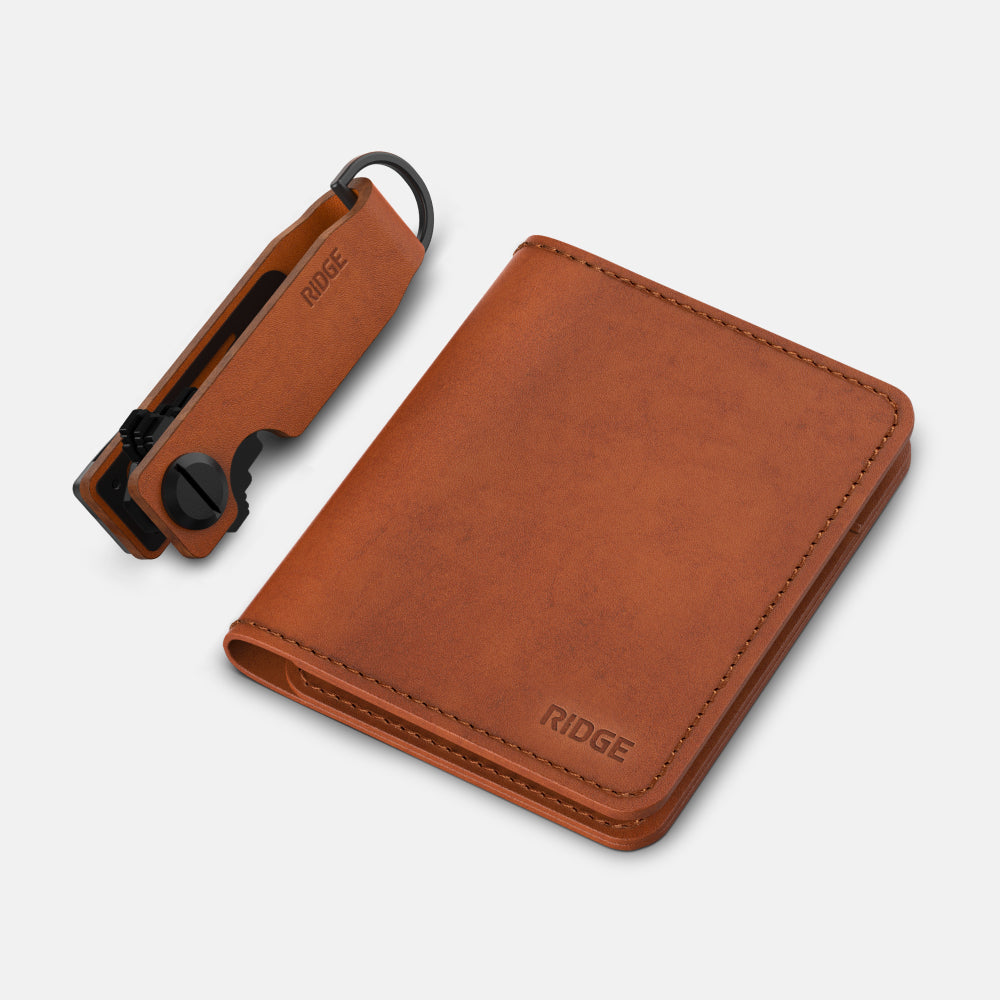 Daily Driver Kit - Bifold - Tobacco Brown Leather