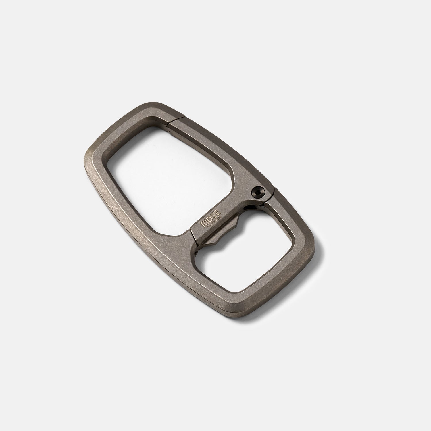 Dual Chamber Carabiner  - Stonewashed Titanium