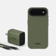 Everyday Charging Kit - Power Adapter + iPhone Air - Matte Olive