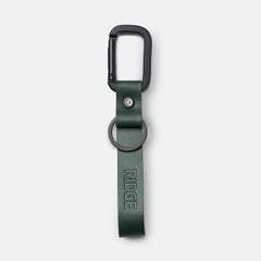 Everyday Keychain - Hunter Green Leather
