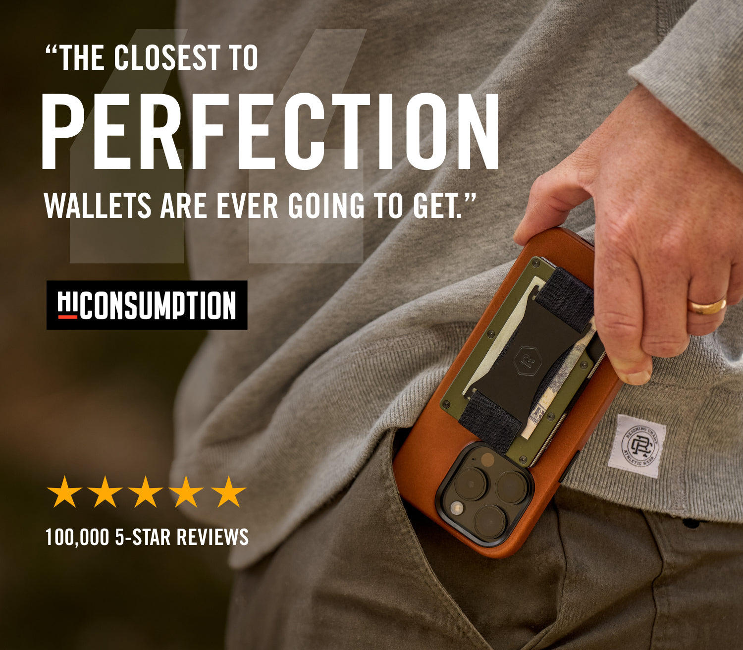 Ridge Wallet for MagSafe - Hyper Lime