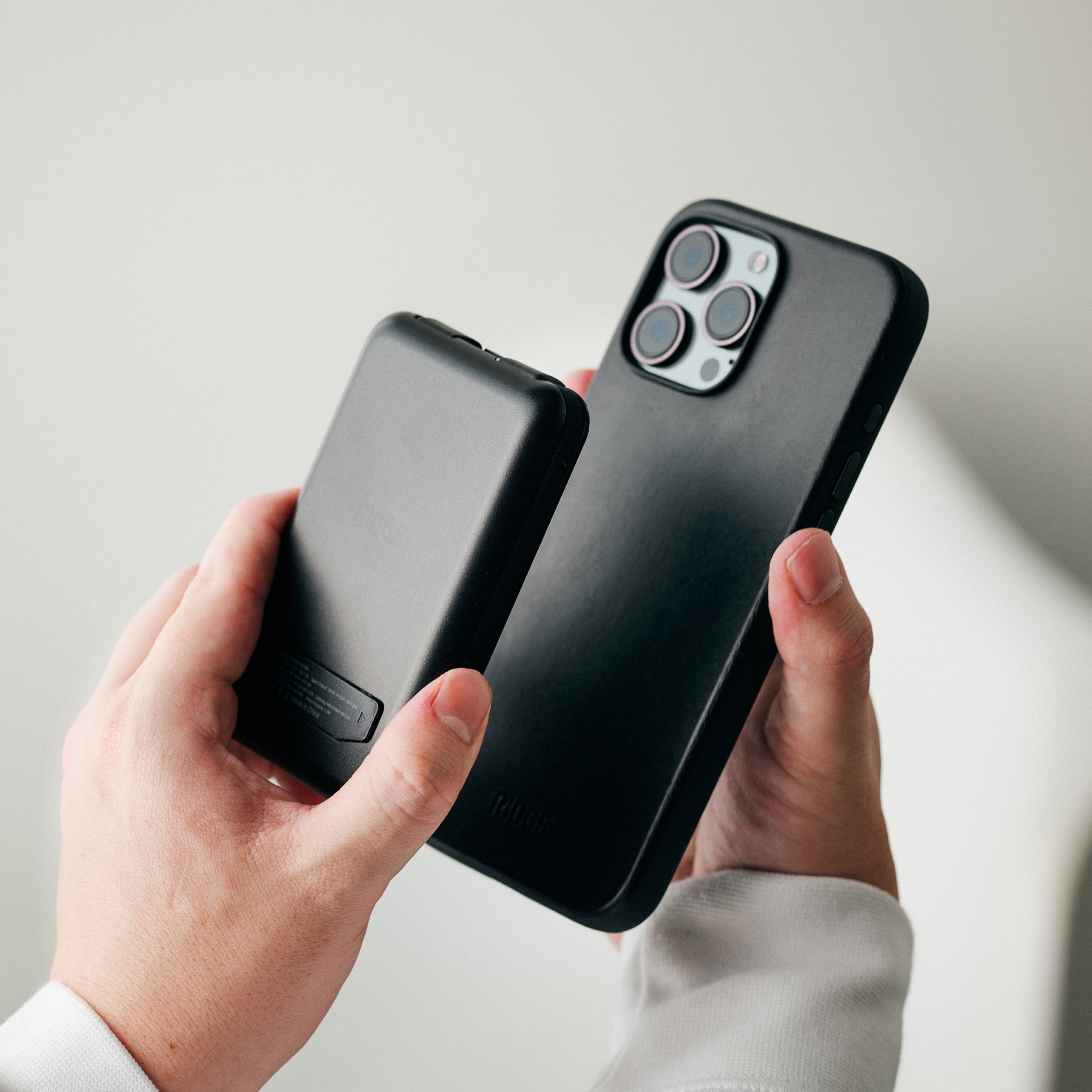 Magnetic Power Bank Bundle (2-Pack) - Matte Black / Basecamp Orange