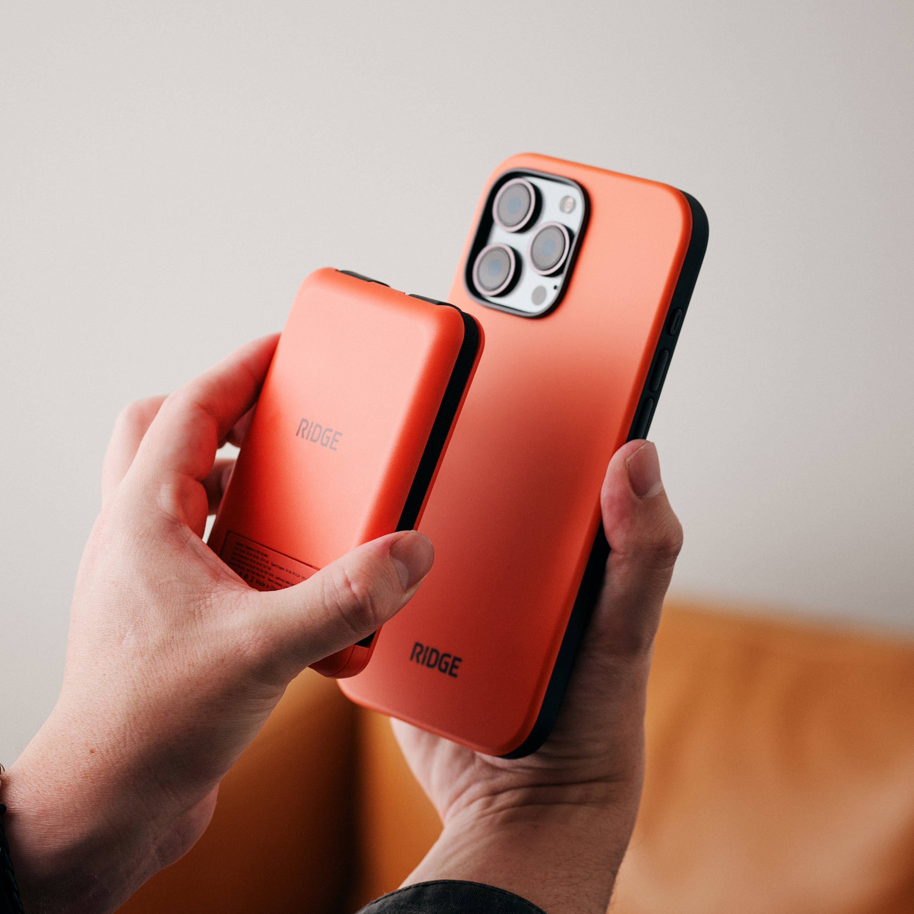 Magnetic Power Bank - Basecamp Orange