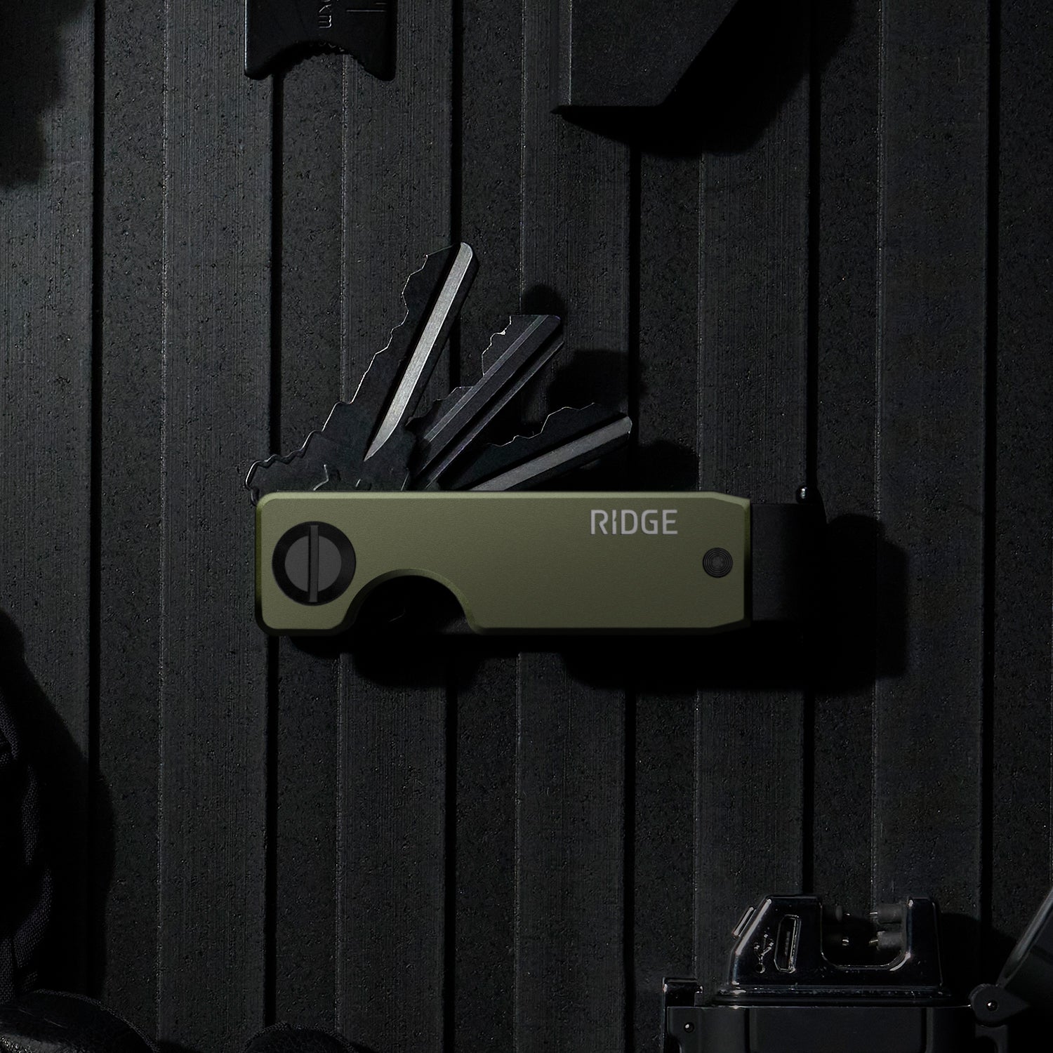 Ridge KeyCase - Matte Olive