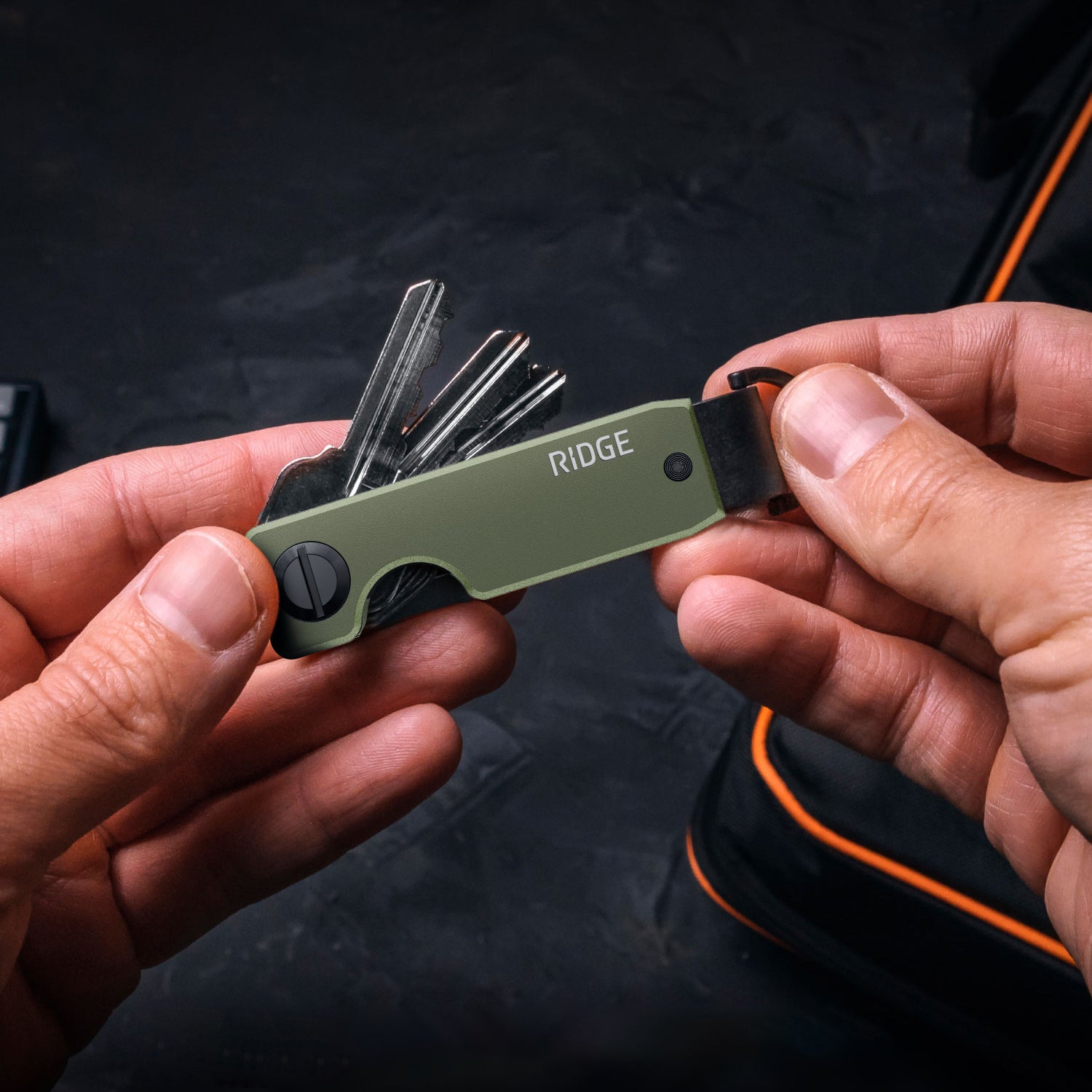 Ridge KeyCase - Matte Olive