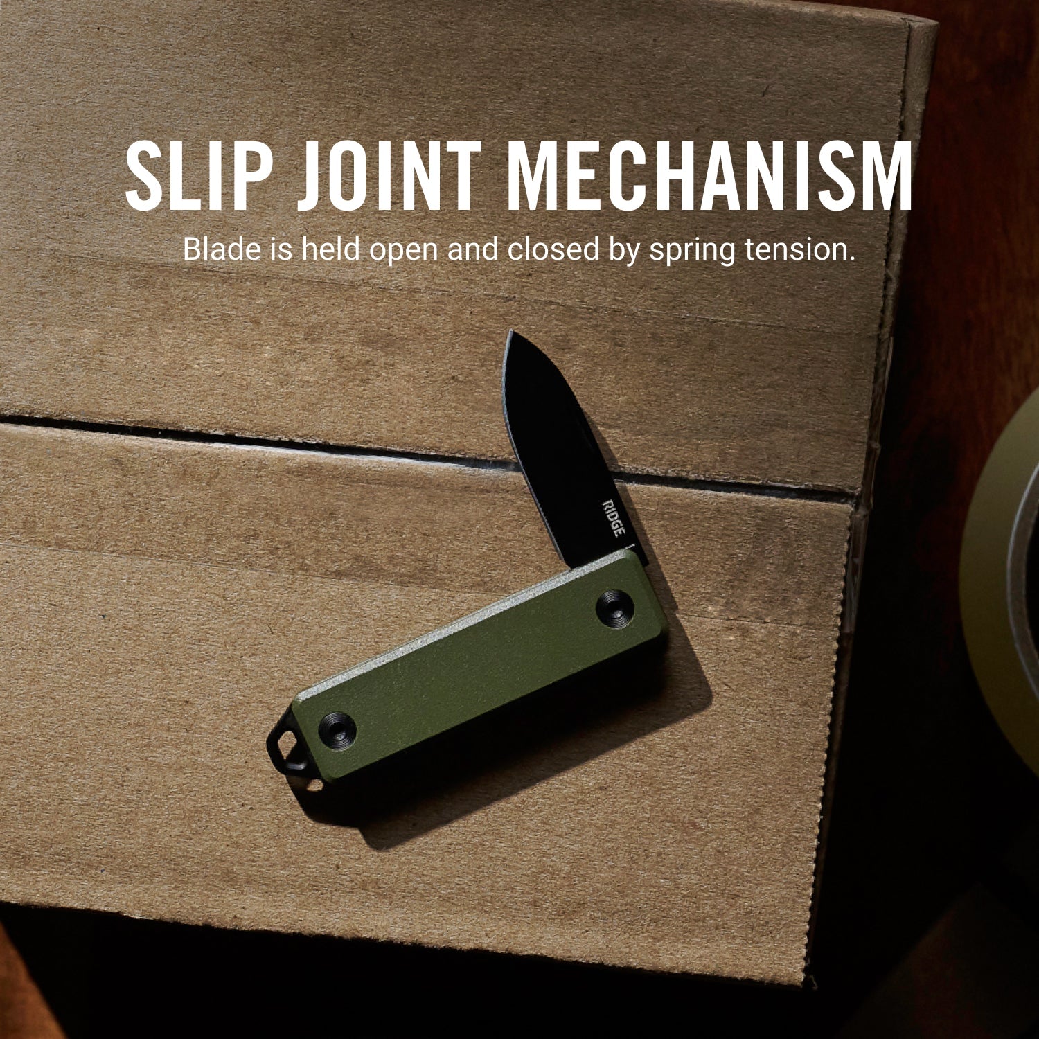 Mini Folder - Matte Olive