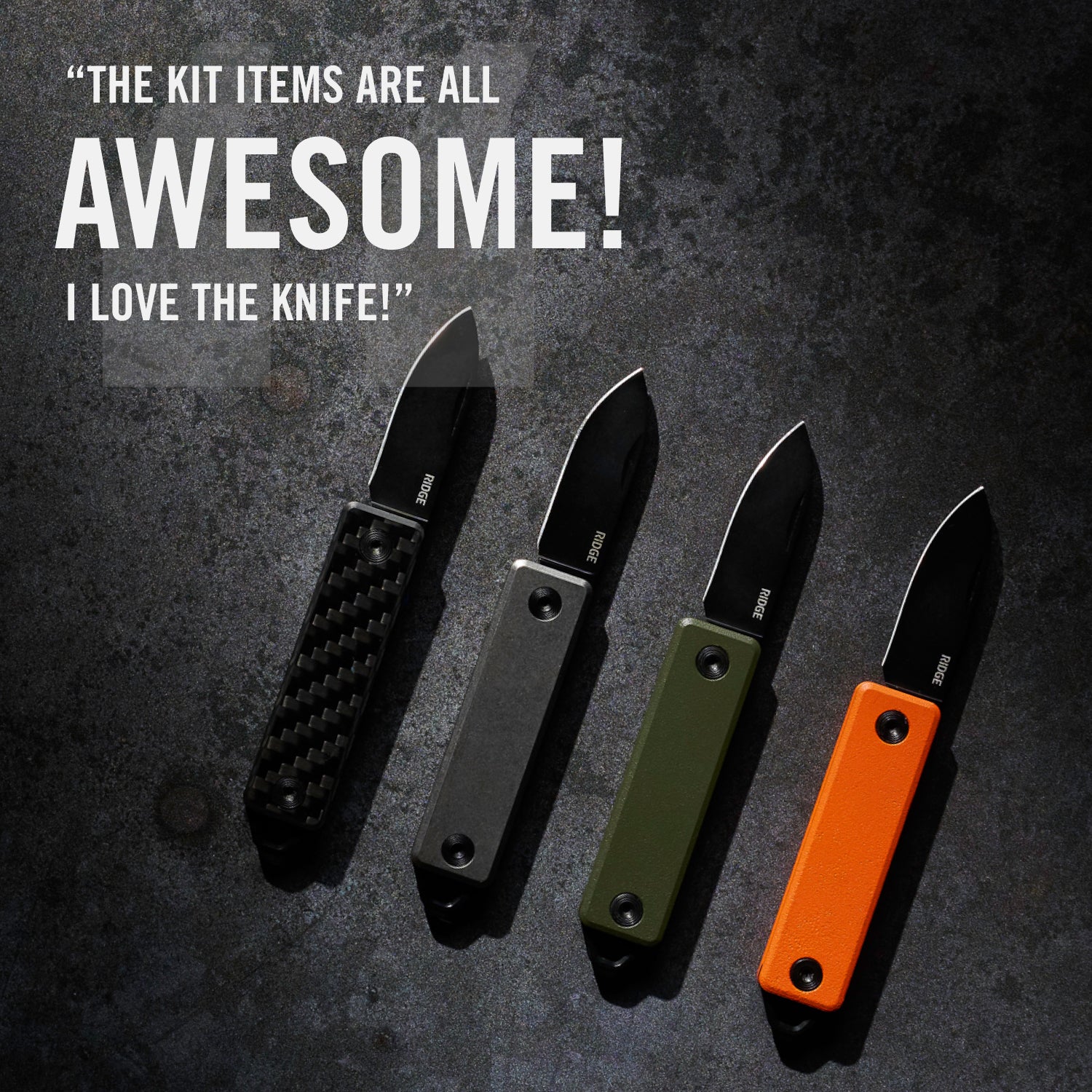 Mini Folder - Stonewashed Titanium