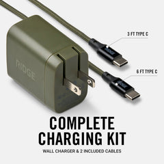Everyday Charging Kit - Power Adapter + iPhone Air - Matte Olive