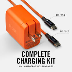 45W Power Adapter Kit - Basecamp Orange