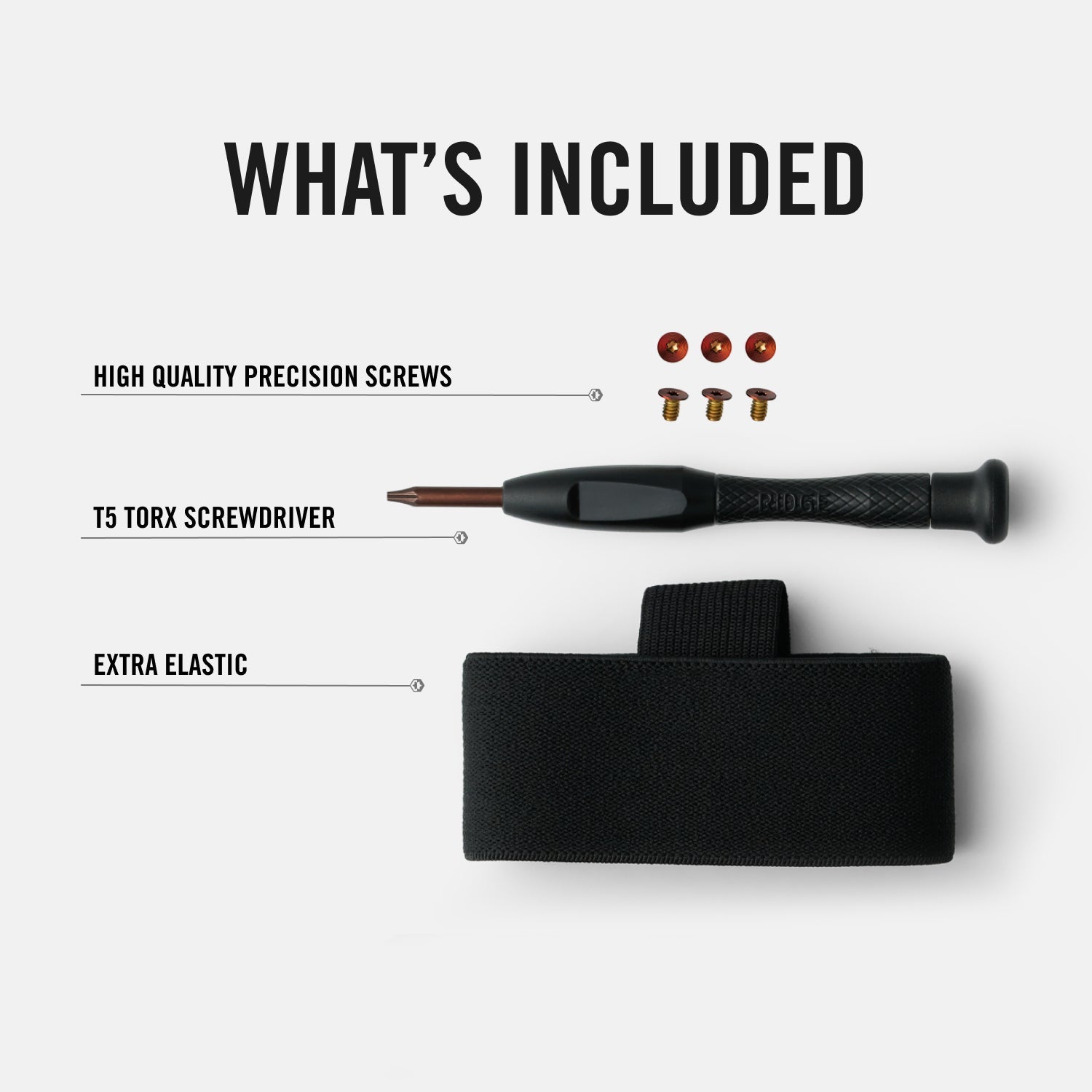 Screw Set - Red Screws