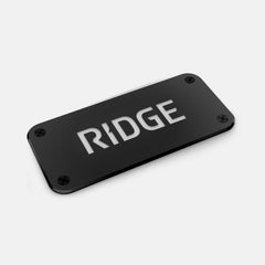 Ridge Logo Plate - Royal Black
