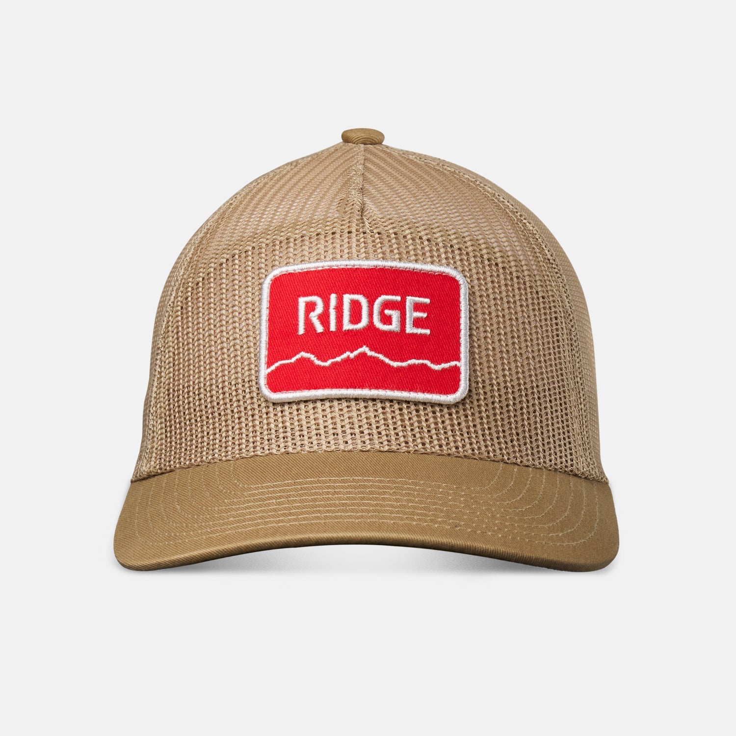 Ridge Mesh Snapback - Tan