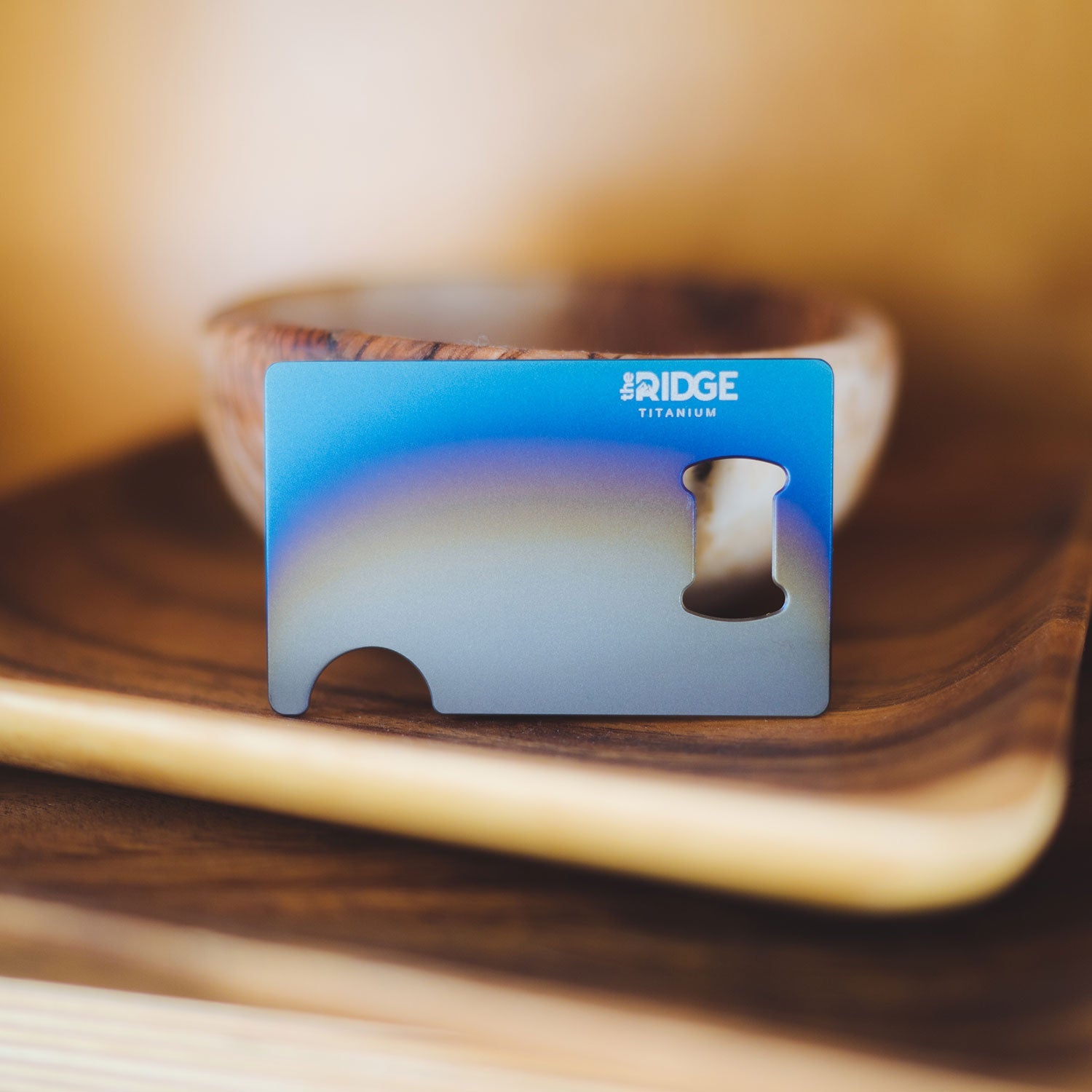 Ridge Bottle Opener - Burnt Titanium Bottle Opener