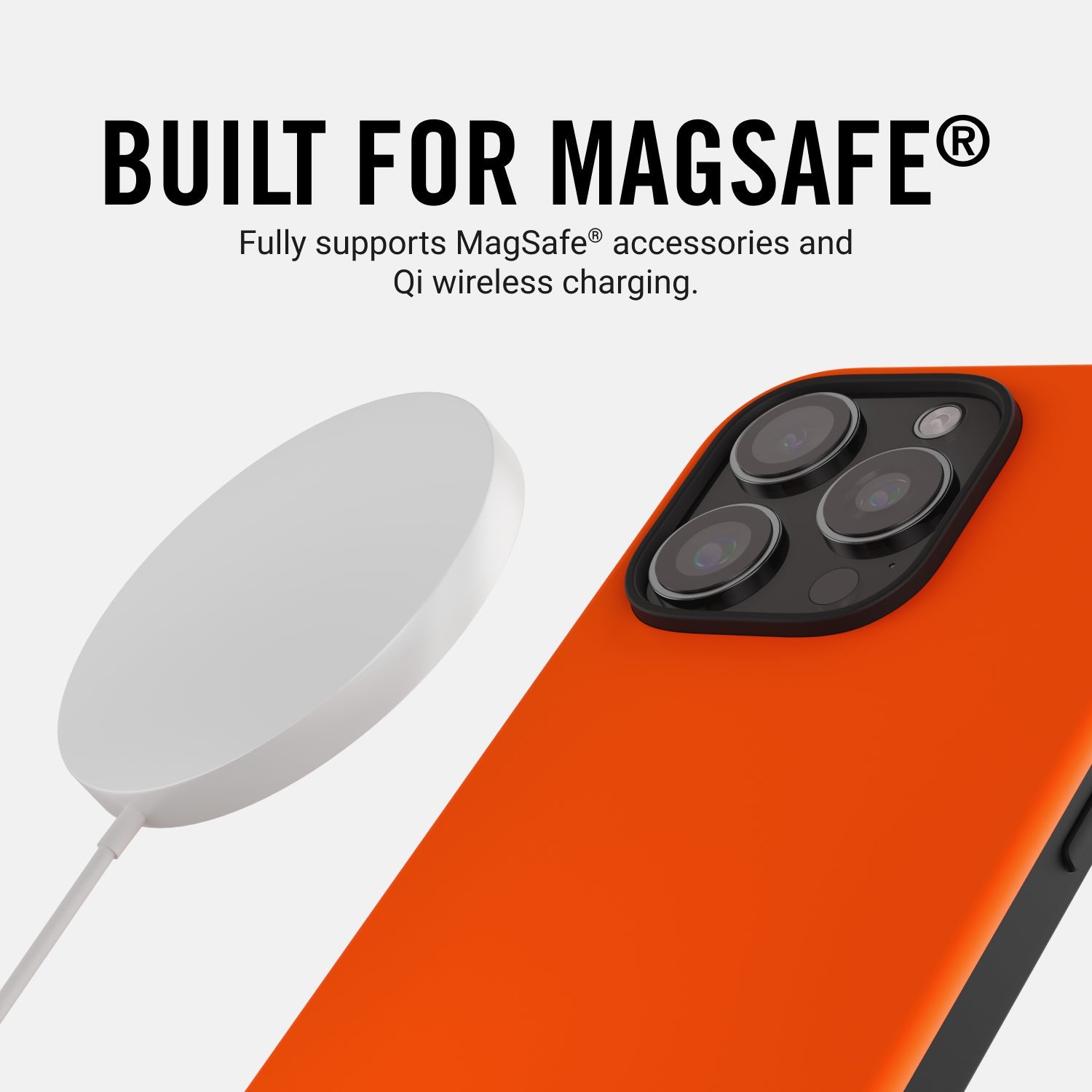 Everyday Charging Kit - iPhone 16 Pro Max - Basecamp Orange
