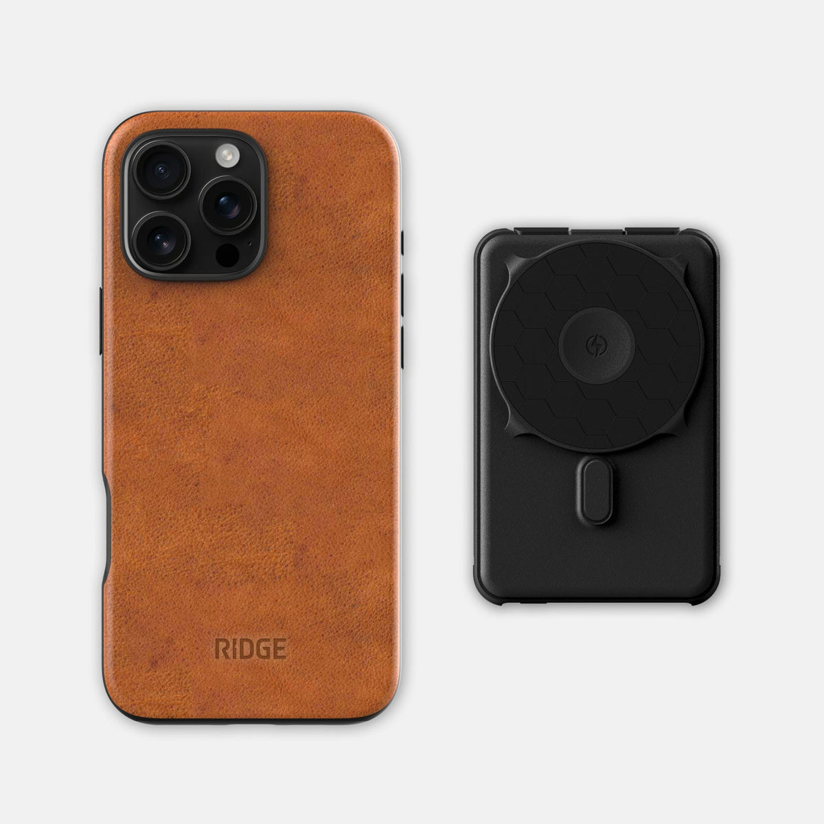 Everyday Charging Kit - iPhone 16 Pro Max - Tobacco Brown Leather