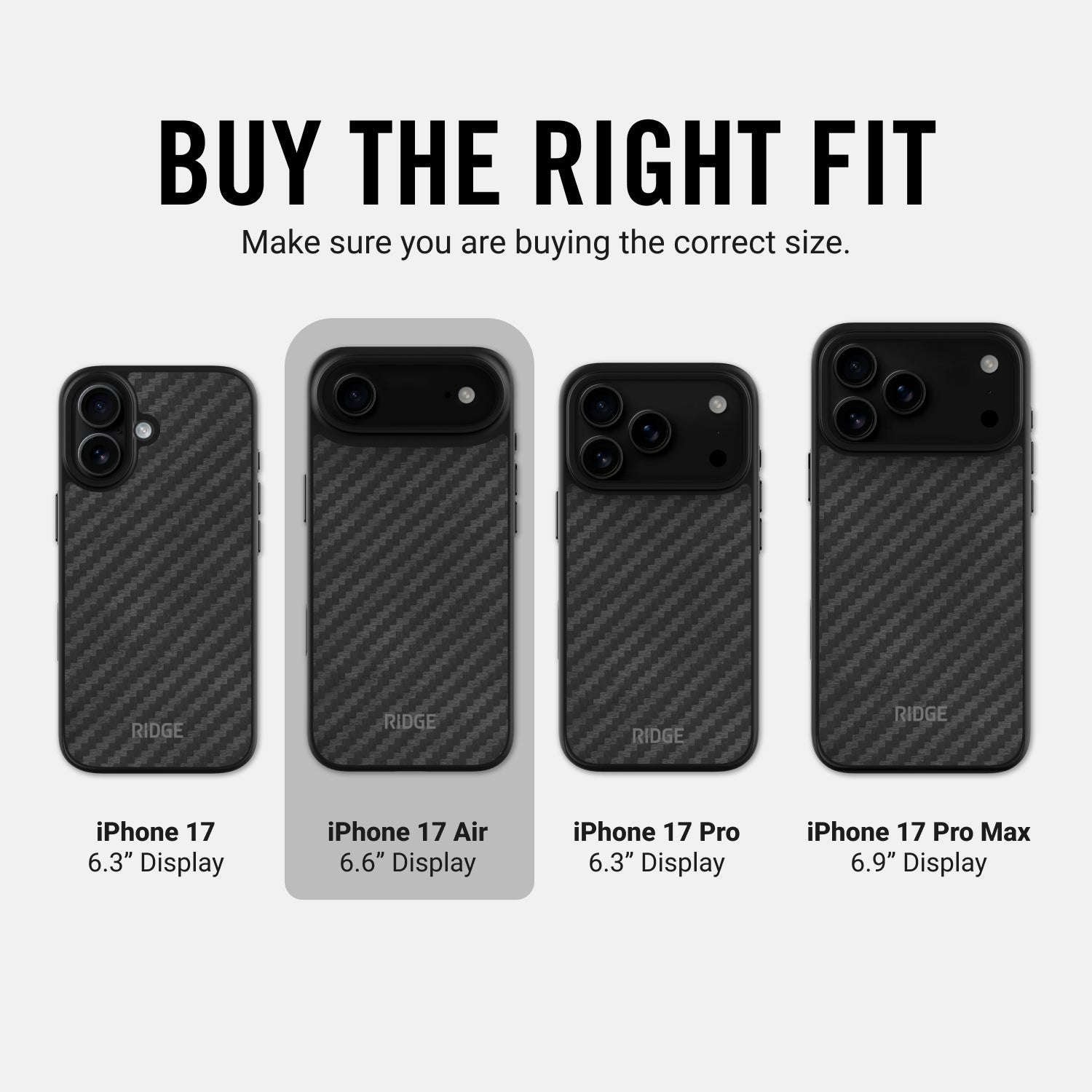 Everyday Phone Case - iPhone Air - Carbon
