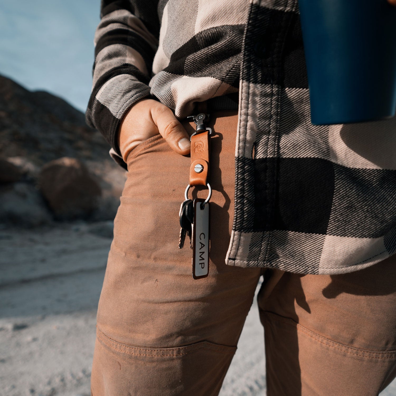 Ridge KeyCase Accessory - Leather Keychain